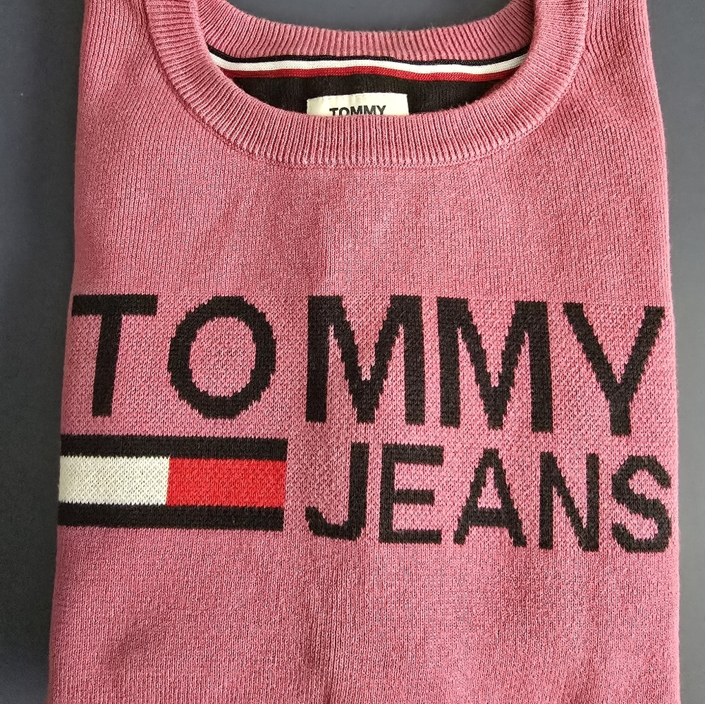 Tommy Jeans Pink Sweater